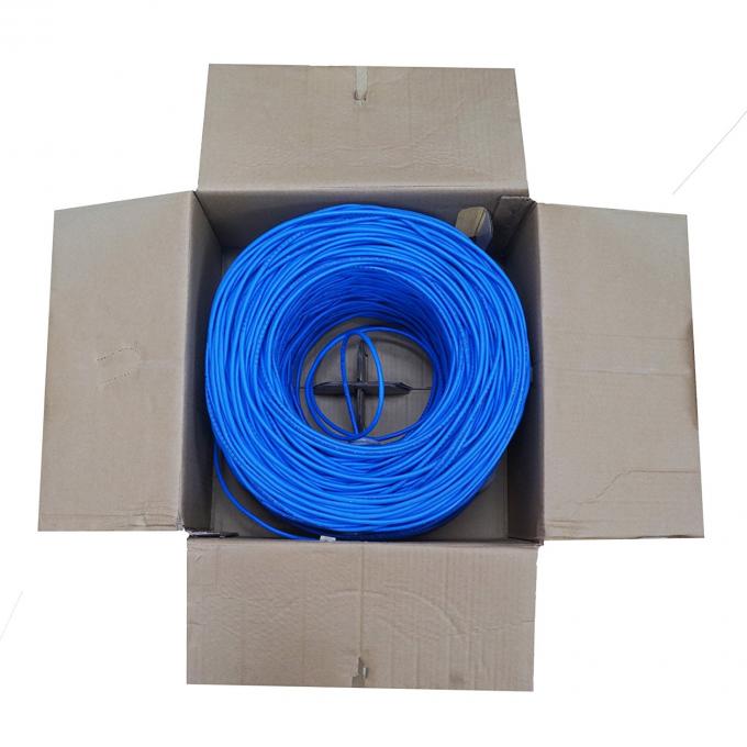 SFTP Cat.5e PVC-Ethernet Lan-Kabelkategorie 5e SF/UTP festes Kupfer Kabels 1000 ft für Innengebrauchsnetzkabel