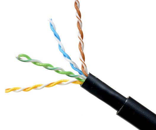 Cat.5e verkupfern UV-Beständigkeits-Netzkabel Ethernet Lan-Kabel UTPs im Freien