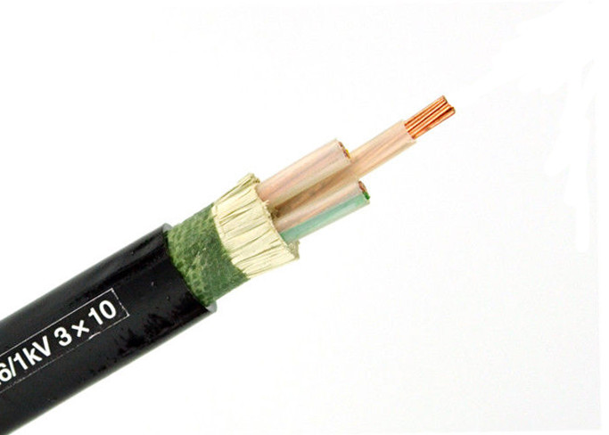 Unarmoured & Armoured XLPE Insulated Power Cable 3 Core Conductor IEC 60502