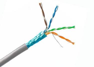 Katze. Netz-Kabels LSZH (das niedrige Rauchhalogen des ftp-5e Kabel frei) 4 Paare sortierte kupfernes Lan-Kabel aus