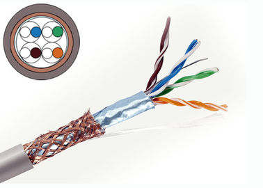 Cat5e-Kupfer Lan-Kabel, Ethernet Lan-Kabel 4 Paare SFTP-Kabel-1000 FT