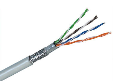 Kabelkupfer Netz-Kabel Cat5e SFTP, abgeschirmtes Cat5e-Computernetzwerk-Kabel für Innengebrauch
