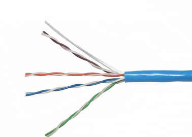 Blaues Mantelkupfer Lan-Kabel 4 Netz Paare UTPs Cat6 verkabelt 305m