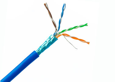 Kabel-Al ftp-Cat6 - Folie aussortiertes kupfernes Ethernet Lan-Kabel mit Riss-Schnur 1000 Ft